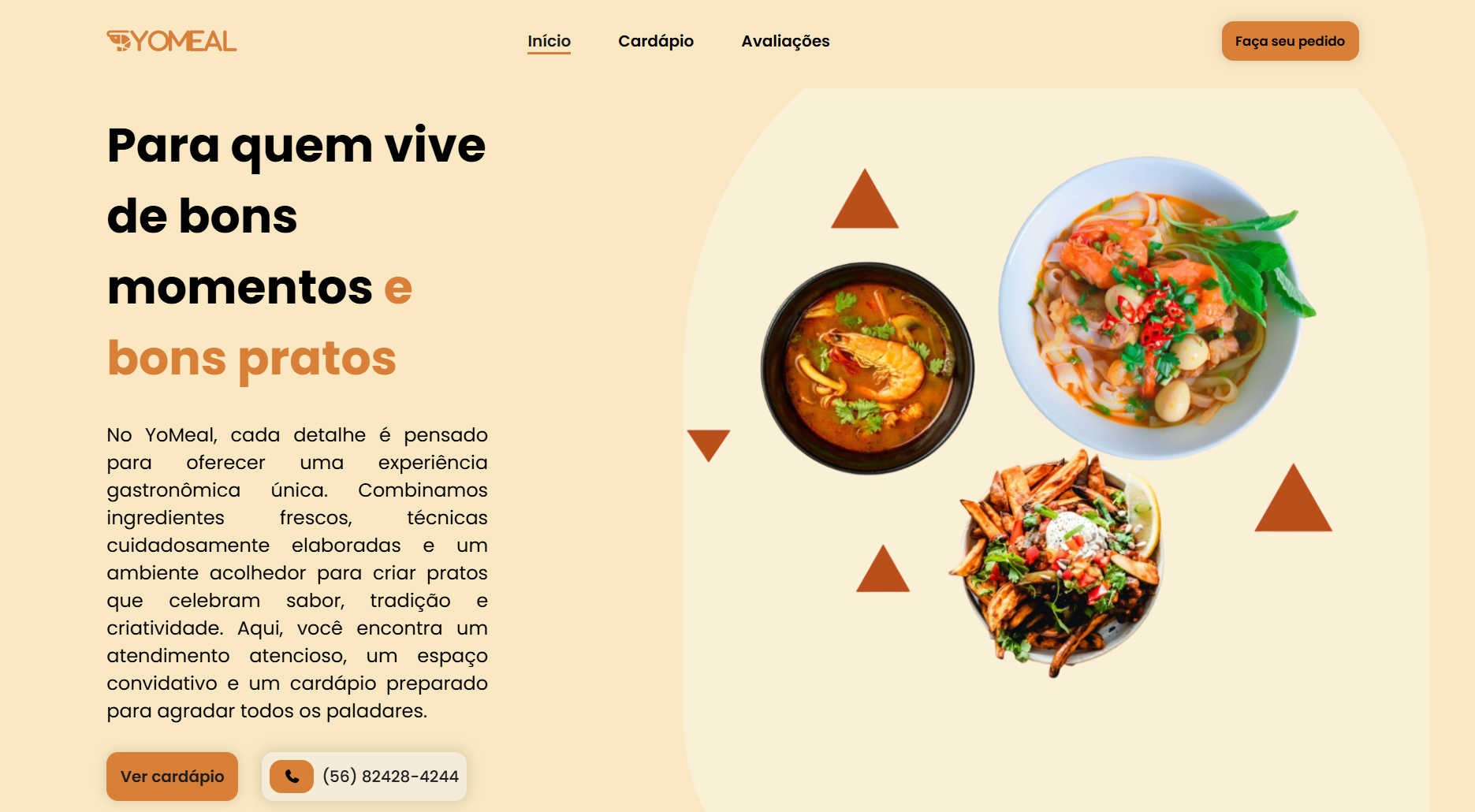 Mockup da Landing Page Evento Z