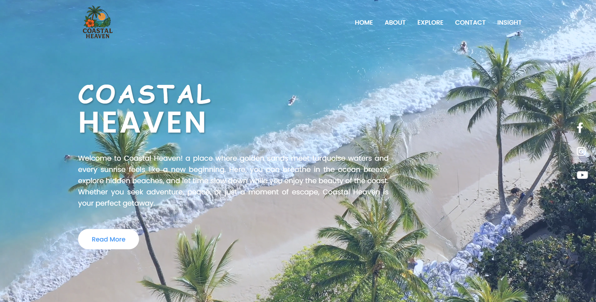 Mockup do e-commerce Loja Y